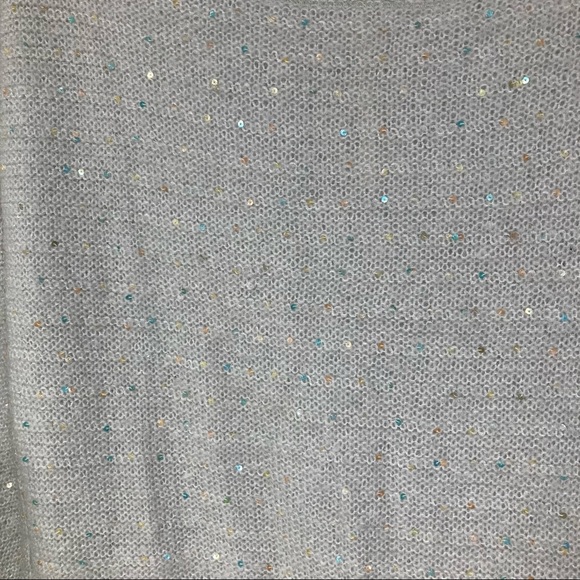 Twelfth Street by Cynthia Vincent Mohair Mint Green Sequin Sweater Sz S - Picture 2 of 4